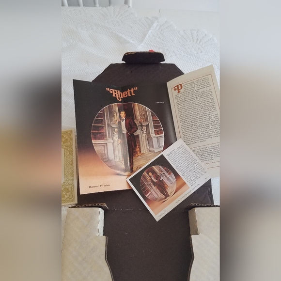 Vintage Gone with the Wind Rhett Edwin Knowles Kursar Collectible Plate  1981 - Picture 6 of 9